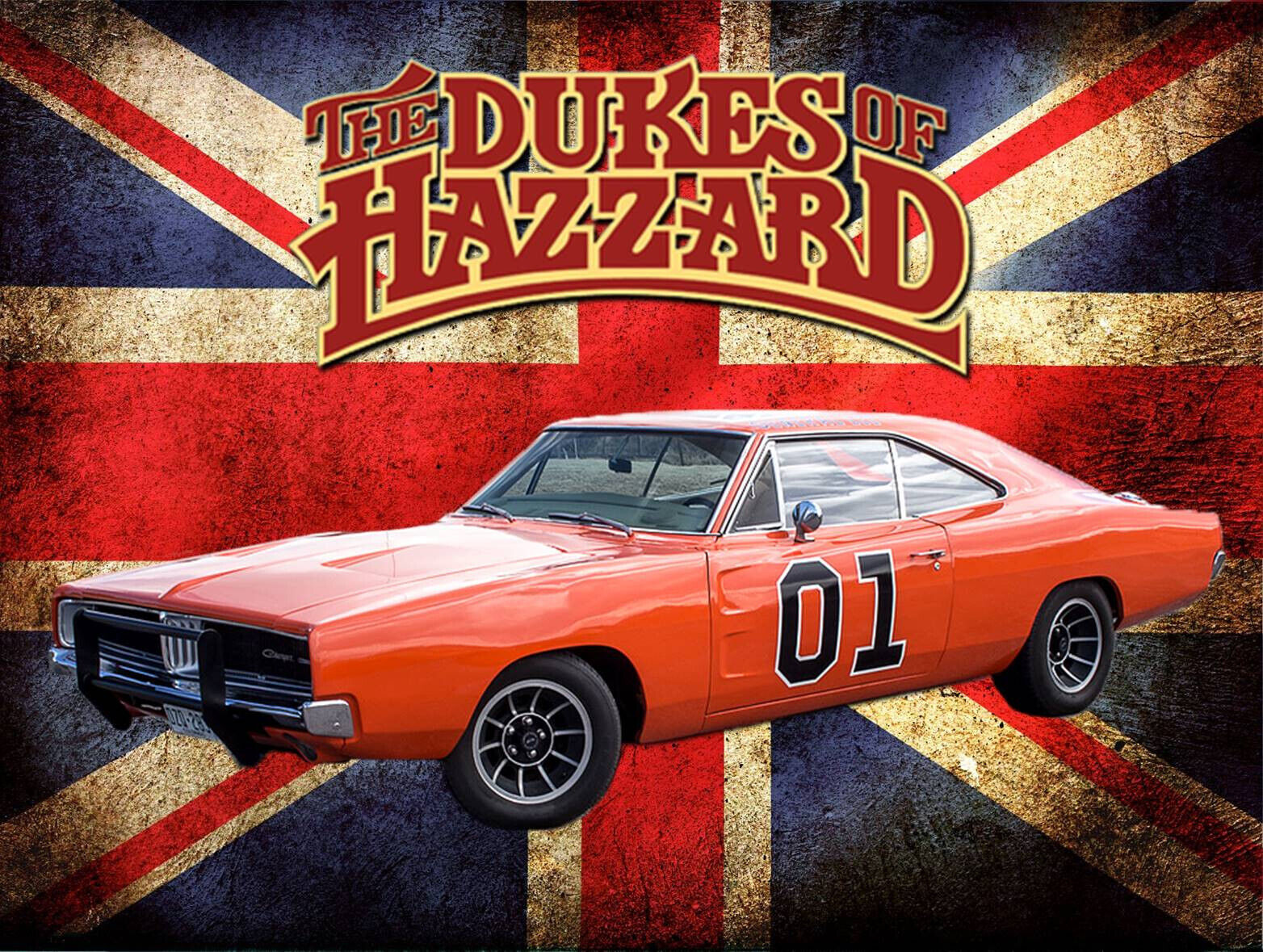 Tv The Dukes Of Hazzard Metal Sign Man Cave Home Bar Beer Garden 