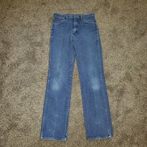 Vintage Mens Wrangler Boot Cut 5 Pocket Jeans Medium Wash 30" Waist 33" Inseam - $29.99