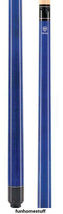 BLUE 58 in. 2pc LUCKY L2 MCDERMOTT BILLIARD GAME POOL TABLE MAPLE CUE STICK image 3