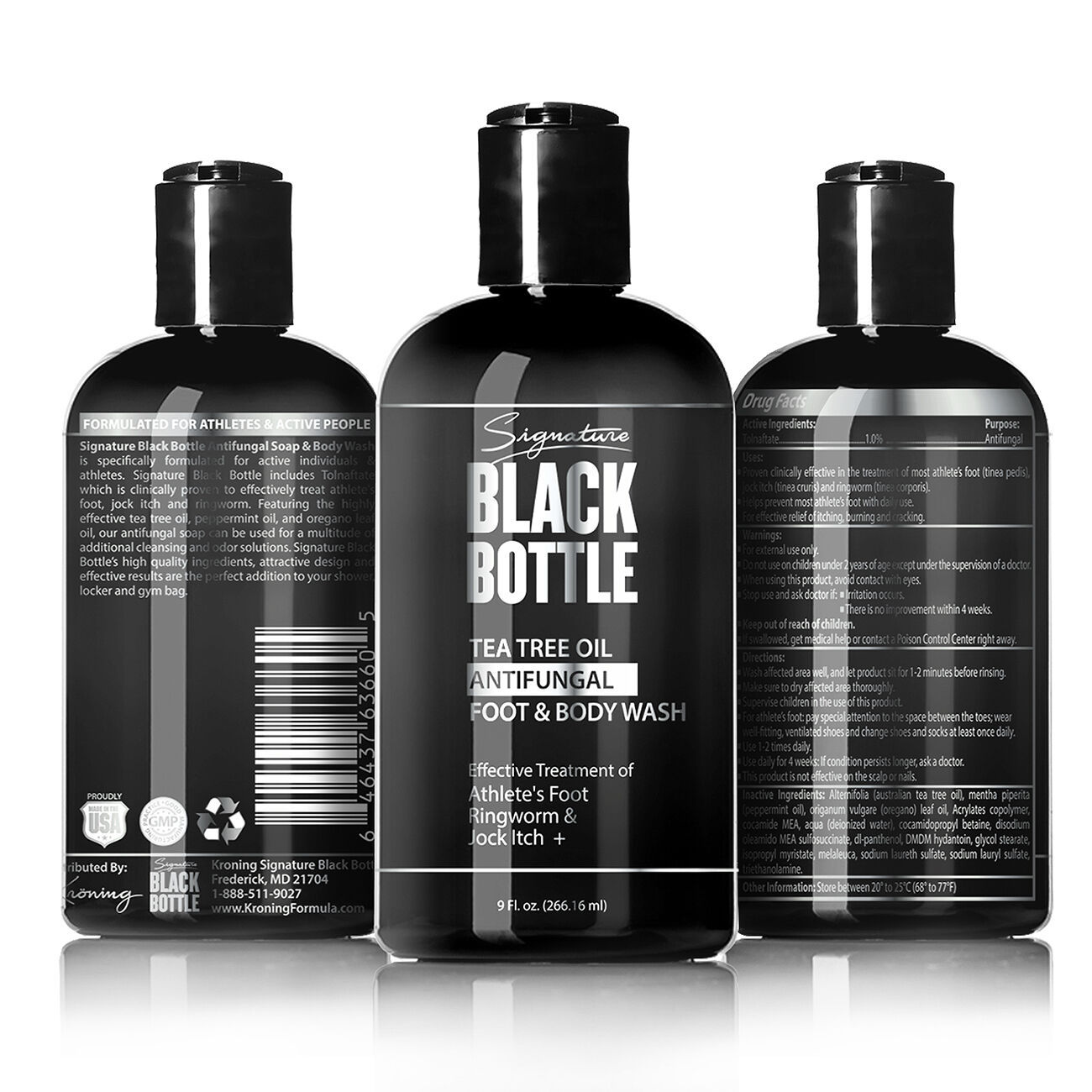 Jock Itch Athletes Foot Antifungal Soap Ringworm Tea Tree Oil FDA Reg