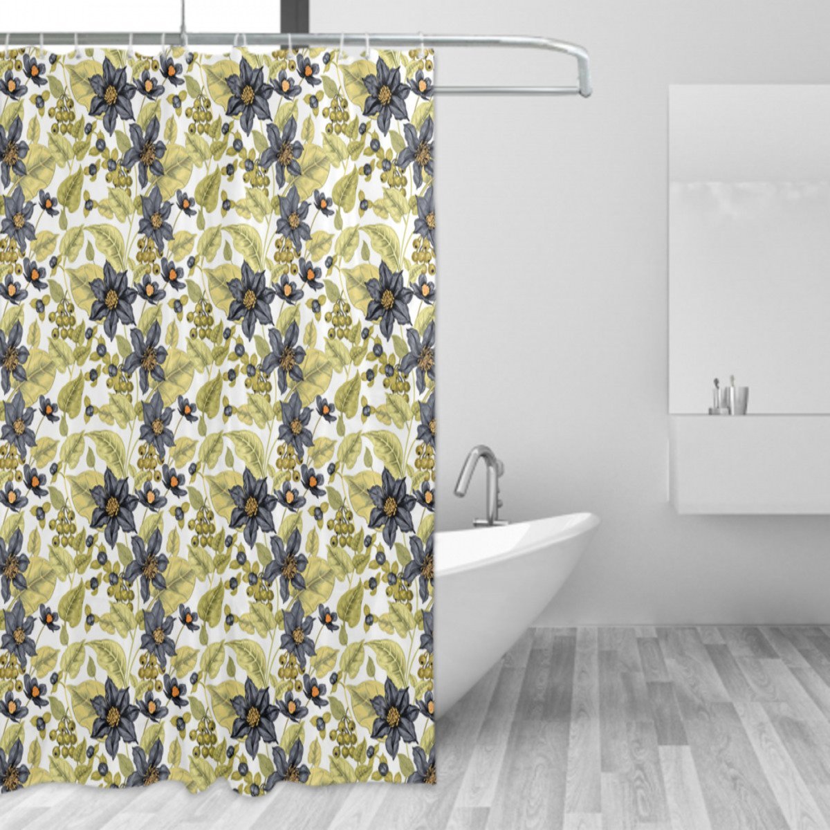  Victorian  Style  Clematis Shower  Curtain Shower  Curtains