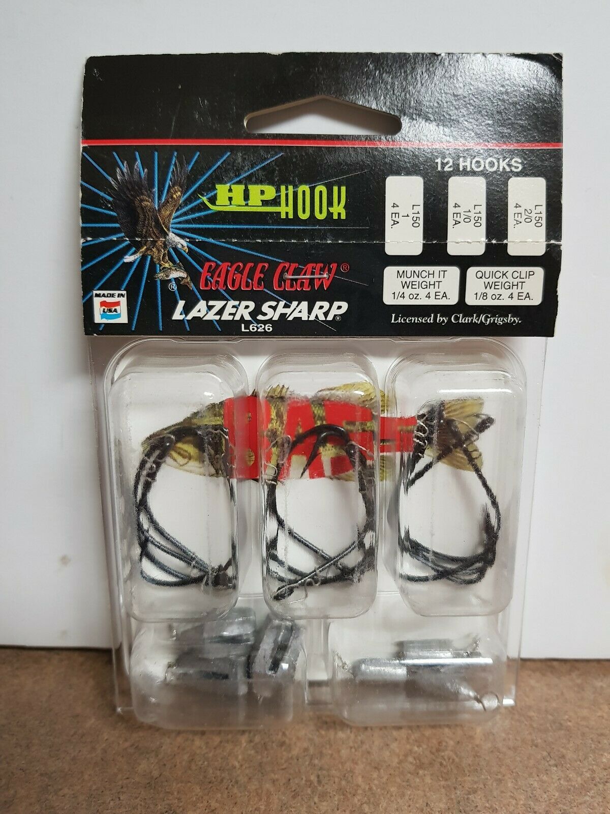 Eagle Claw HP SHAW GRIGSBY Hook & Weight Bass Assortment Kit L626