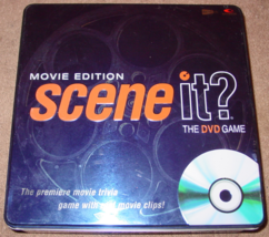 SCENE IT DVD GAME MOVIE EDITION GAME TIN 2004 SCREENLIFE LIGHTLY PLAYED ... - $15.00