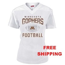Minnesota Golden Gophers FREE SHIPPING Mesh Football Jersey Girls- Junio... - $21.41