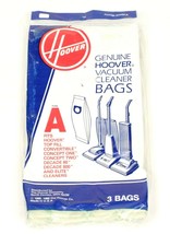 3 Hoover Vacuum "A" Bags Genuine Hoover Parts Top Fill Convertible - $10.84