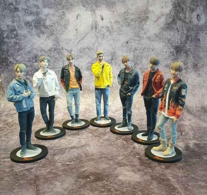 BTS 15 cm Real Figure Bangtan Boys 7 Full Members Limited Edition KPOP ...