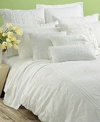 Dkny Pure Eyelet White 4 P King Duvet Set And 9 Similar Items