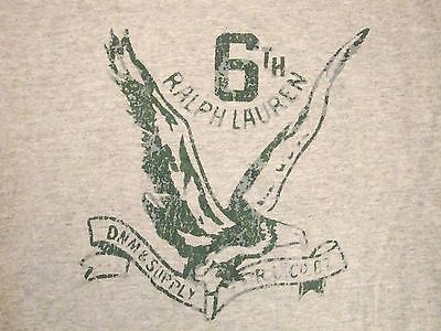 Ralph Lauren Green Eagle Casual Designer Denim & Supply T Shirt M s - $15.83