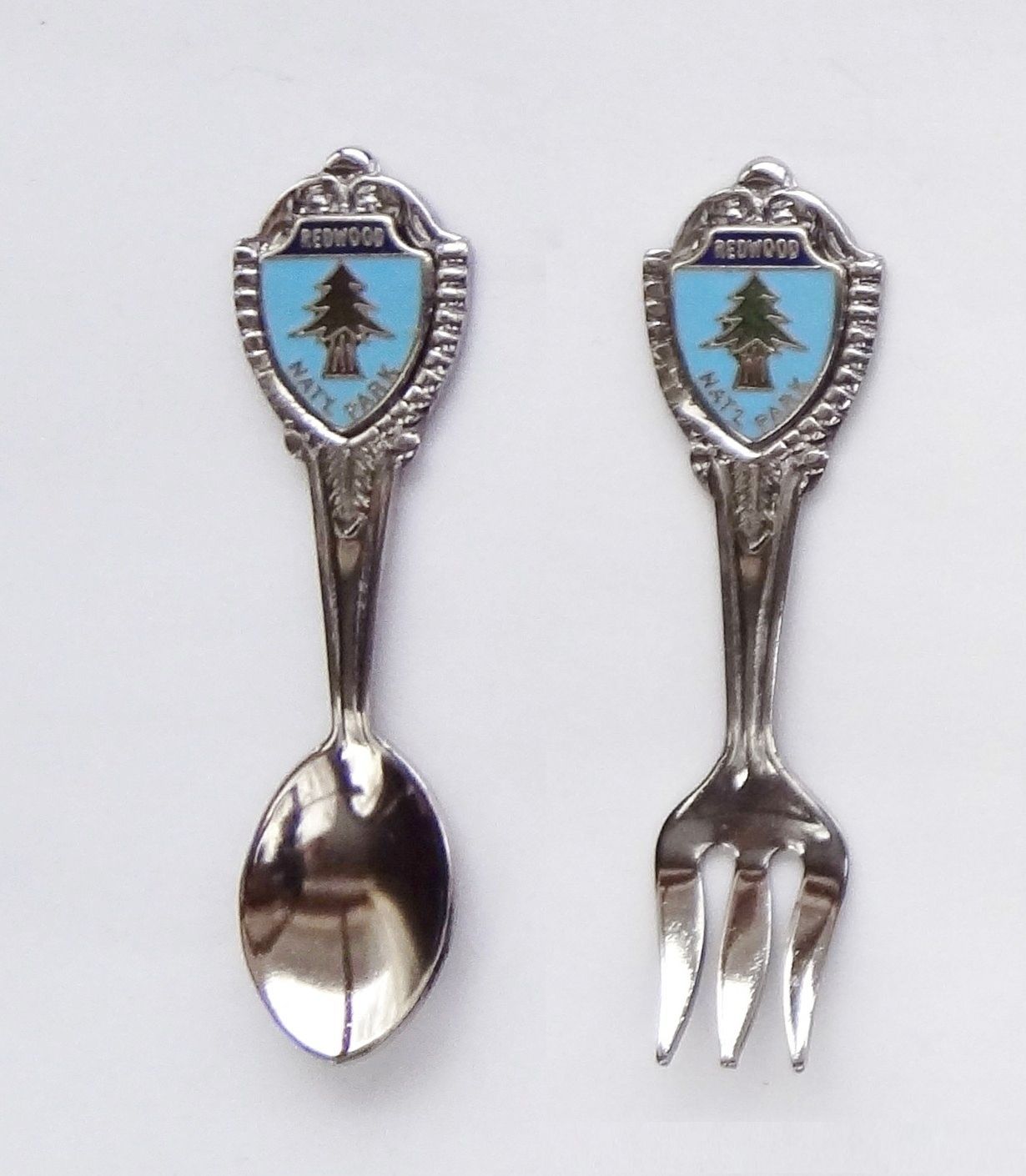 Collector Souvenir Spoon USA California Redwood National Park Mini
