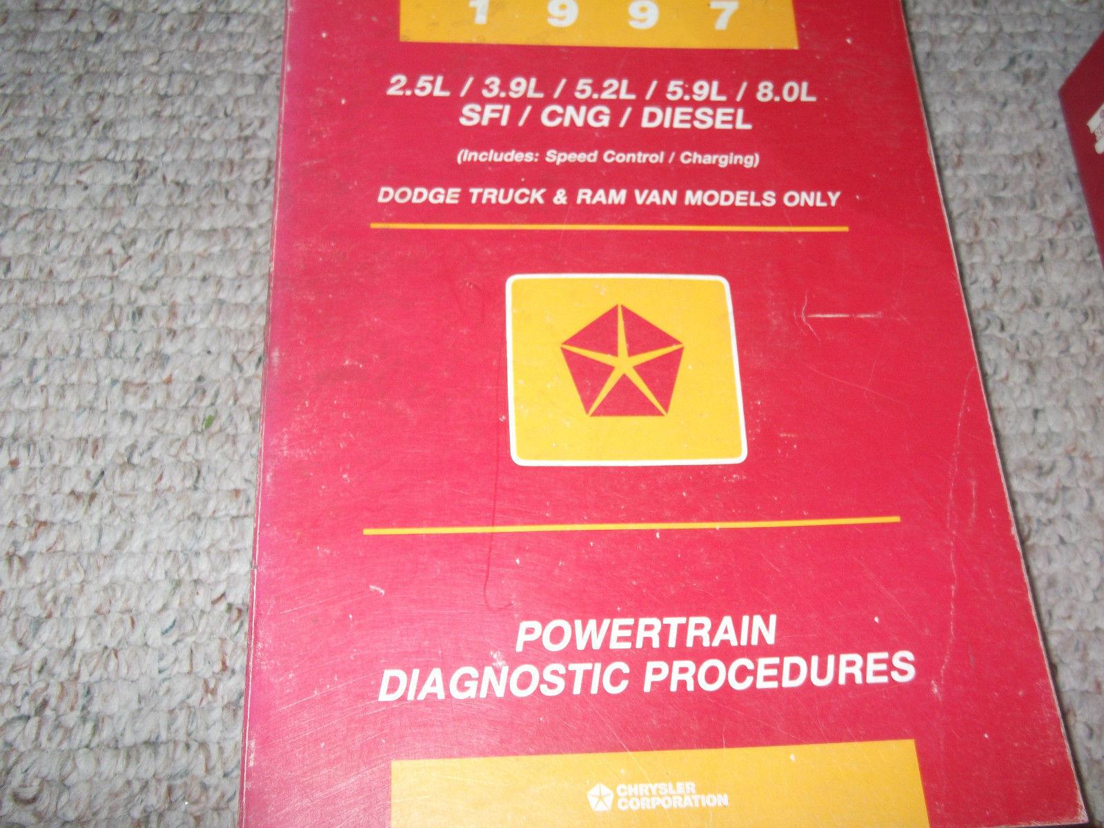 S l1600. S l1600. 1997 DODGE RAM TRUCK 1500 2500 3500 Powertrain Diagnostic Procedure Manual ...