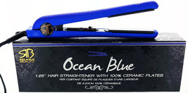 Professional Ceramic Hair Straightener flat Iron Sexy Blue Color 1.25&quot; - $49.95