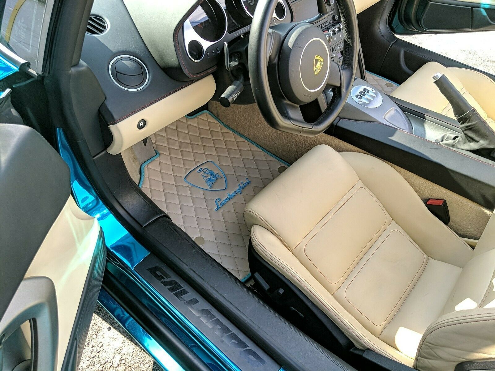 Aventador, Huracan Eco Leather Floor Mats, matching