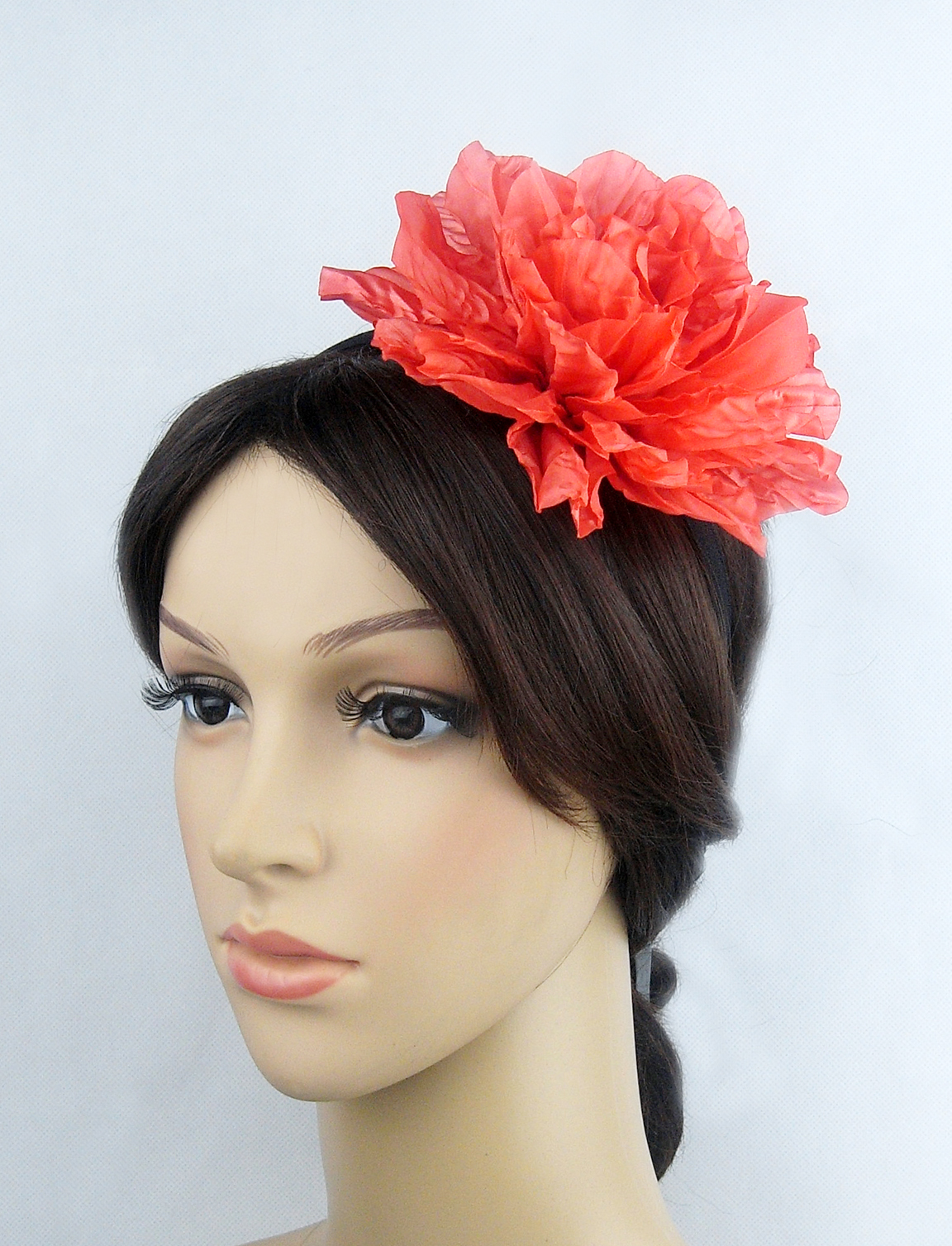 large flower headpiece