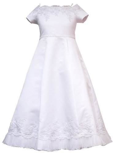 white dress for big girls