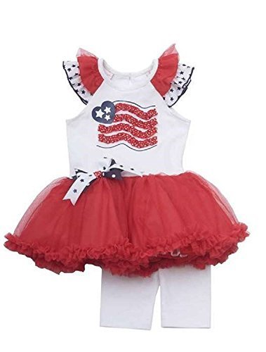 red white and blue infant outfits