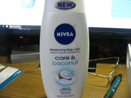 NIVEA Care & Coconut Moisturizing Body Wash-Tropical Scent for Normal Skin 13.5 - $6.20