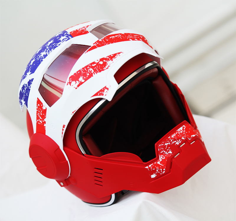 Masei 610 USA Patriot Motorcycle Helmet - Helmets
