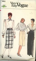 Vogue 8612 Misses Skirt length variations Size 8 Cut Easy Sew - $4.00