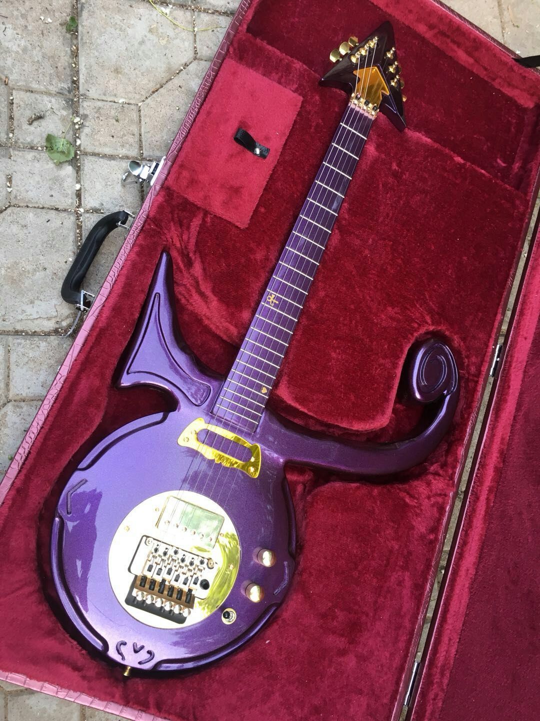 Purple Rain Prince Symbol Guitar Reproduction Electric Guitar