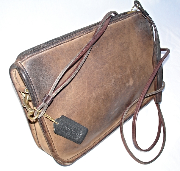 Coach Handbag NYC New York Brown Shoulder Bag Vintage - Handbags & Purses