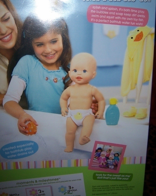 little mommy bath baby doll