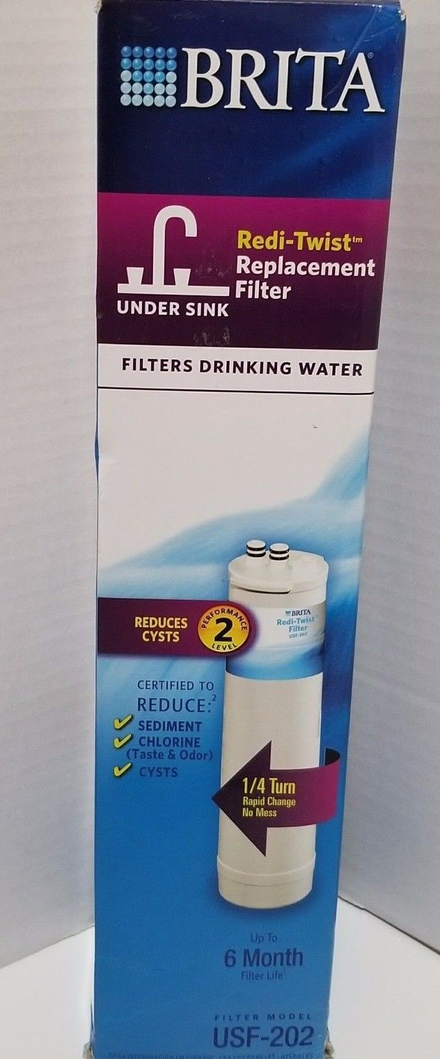 Brita RediTwist UnderSink Replacement Filter Level 2, NIB Water Filters