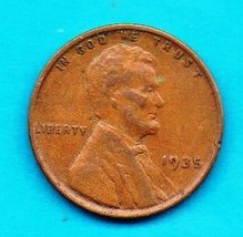 1935 Lincoln Wheat Penny- Circulated - GREAT VALUE! - $0.35