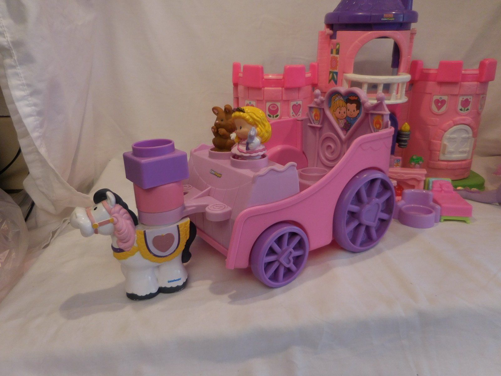 fisher price princess carriage