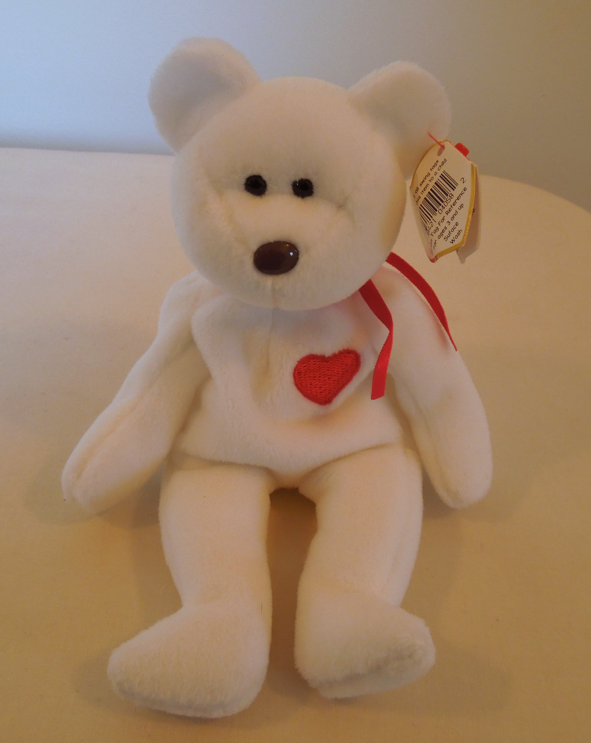 Ty Beanie Baby 1994 VALENTINO P.E. Pellets Mint Beanie Baby - Retired