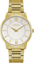 Caravelle Gold Tone Dress Watch 44A114 - $118.80