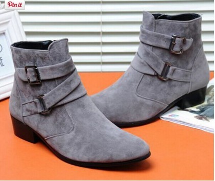 pointed toe brown suede boots