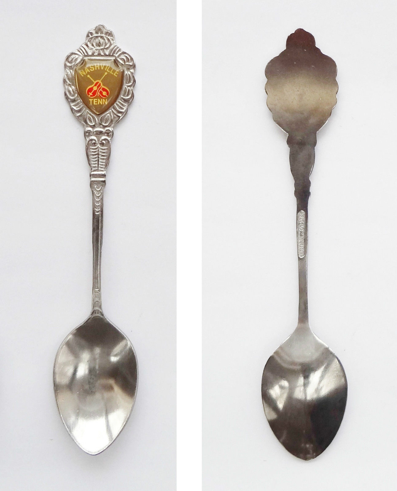 Collector Souvenir Spoon USA Tennessee Nashville Guitars Spoons