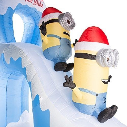 Affordable Gemmy 7.87ft Lighted Minion Christmas Inflatable Yard Decor