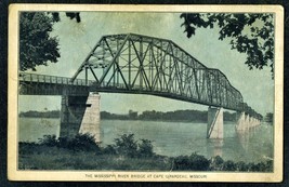 1920 Mississppi River Bridge POSTCARD Cape Girardeau Antique Missourian ... - $16.19
