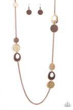 Paparazzi Gallery Guru Copper Necklace - New - $4.50