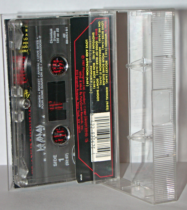 Cassette Tape DEF LEPPARD Hysteria (1987) Cassettes
