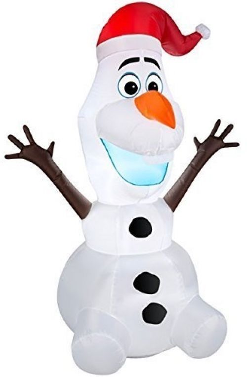 Disney Frozen Olaf 6 Foot Christmas Airblown Inflatable Blow Up Yard 