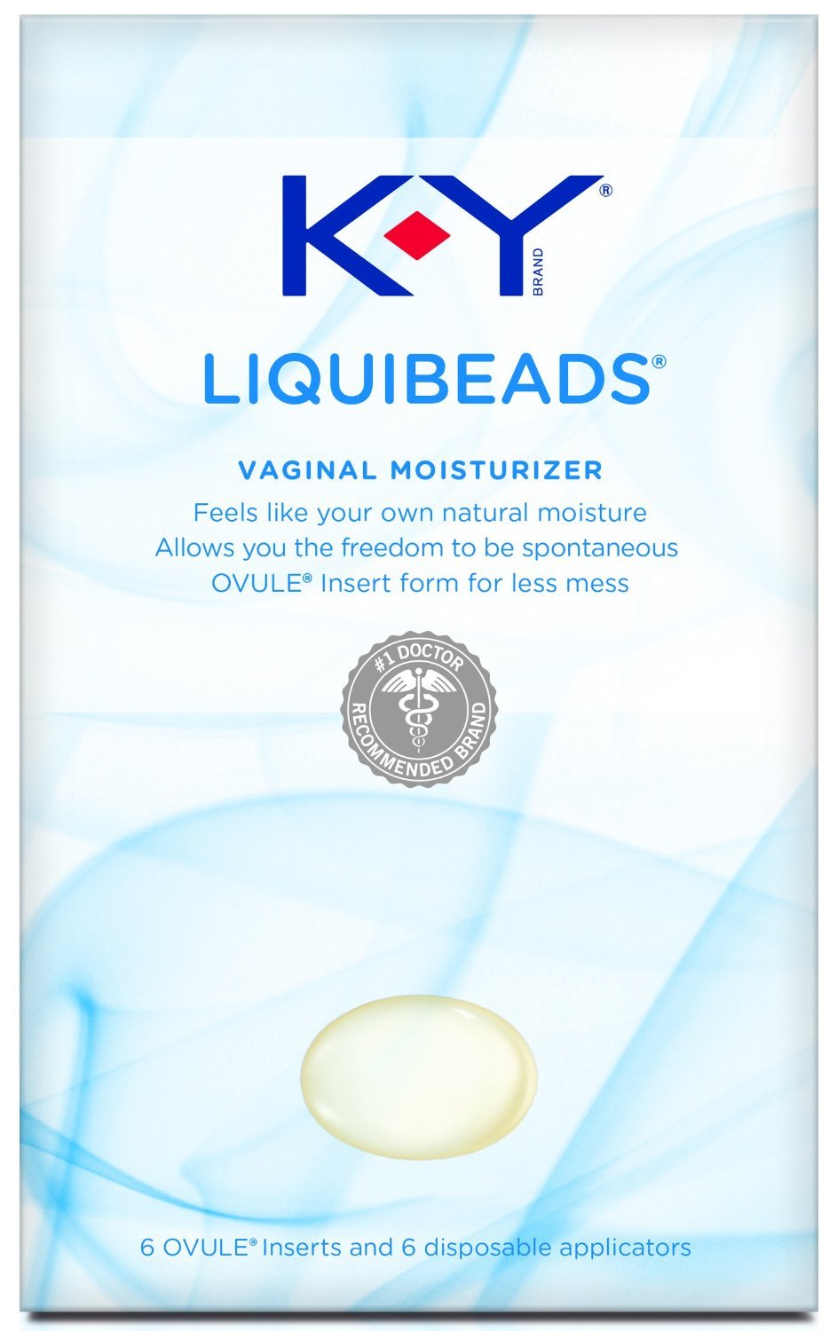 Show full-size image of K-Y Liquibeads Feminine Vaginal Moisturizer Liquid Beads...