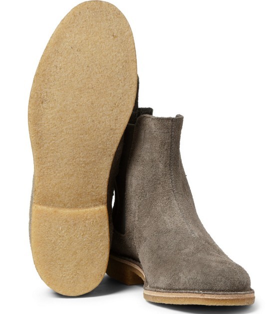 grey suede boot men