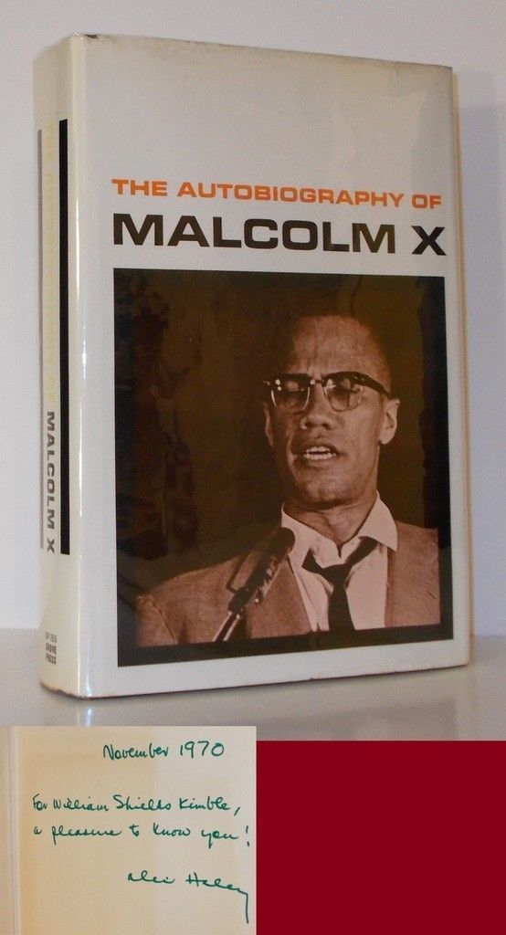 AUTOBIOGRAPHY OF MALCOLM X Alex Haley First Edition 9th Printing [ Signed ] Antiquarian