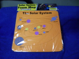 New Orange Foam Solar System Puzzle Learning - $5.93