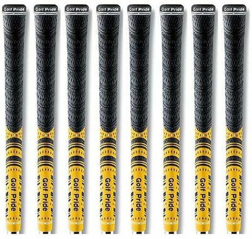 8 Golf Pride New Decade MCC Yellow Standard Golf Grips Grips