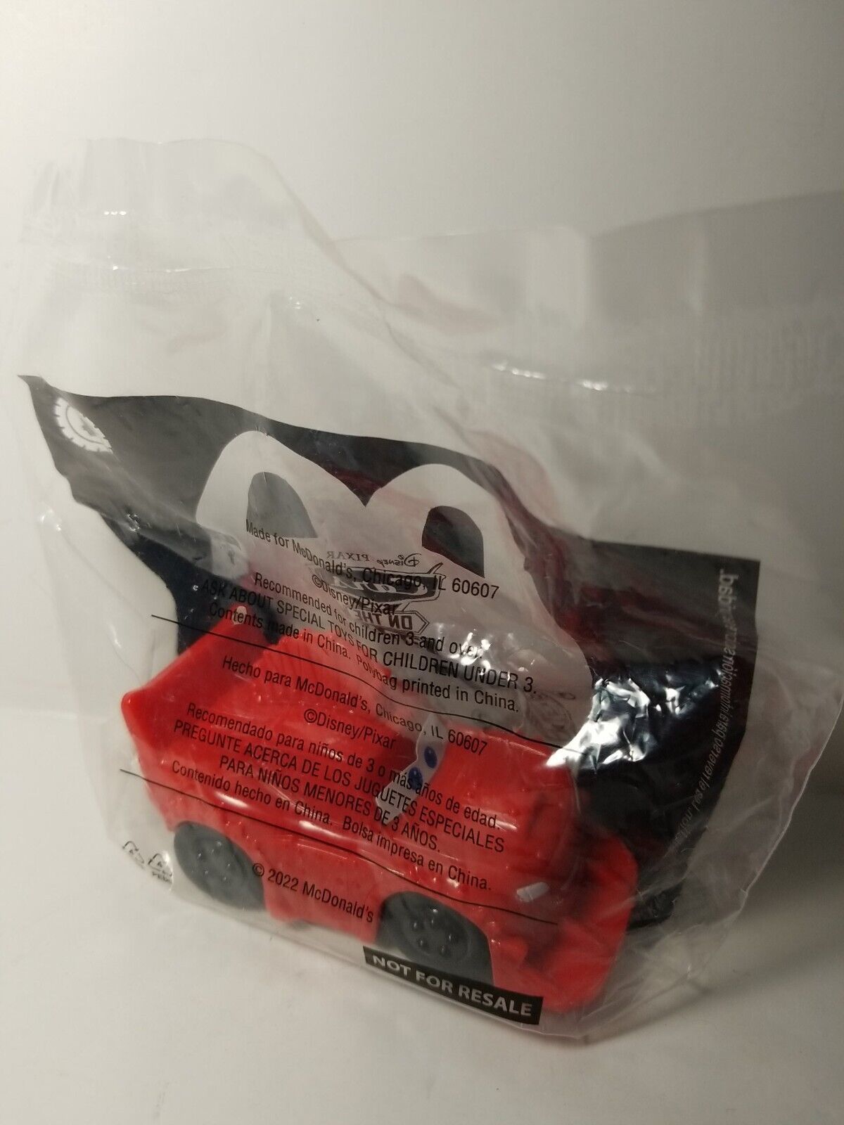 McDonald's Disney Cars on the Road Happy Meal Toy 4 Rumbler Lightning