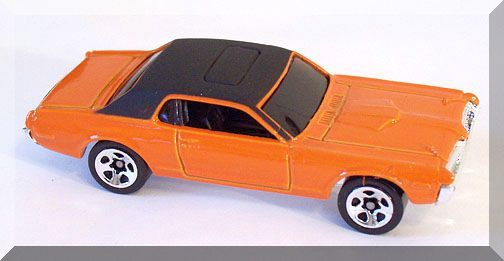 HOT WHEELS 2006 1968 MERCURY COUGAR ORANGE