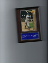 EDDIE YOST PLAQUE BASEBALL WASHINGTON SENATORS MLB   C - $1.97