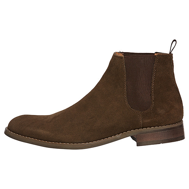 chocolate brown boots mens