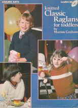 KNITTED CLASSIC RAGLANS FOR TODDLERS LEISURE ARTS 155 PULLOVERS, CARDIGANS - $6.98