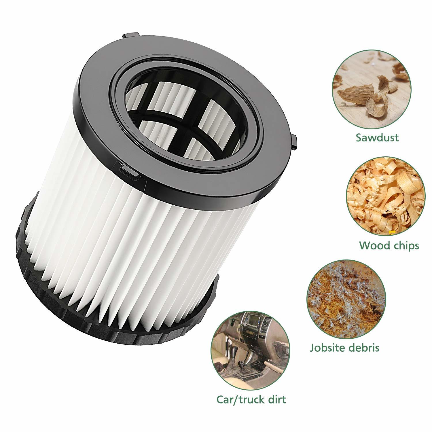 Dcv5801H Wet/Dry Vacuum Hepa Replacement Filter For Dewalt Dcv580 And