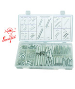 Swordfish 31070 - 200pc Zinc Plated Comp. and Ext. Steel Spring Assortment - $12.14