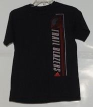 Adidas NBA Licensed Portland Trail Blazers Black Youth Medium T Shirt image 1